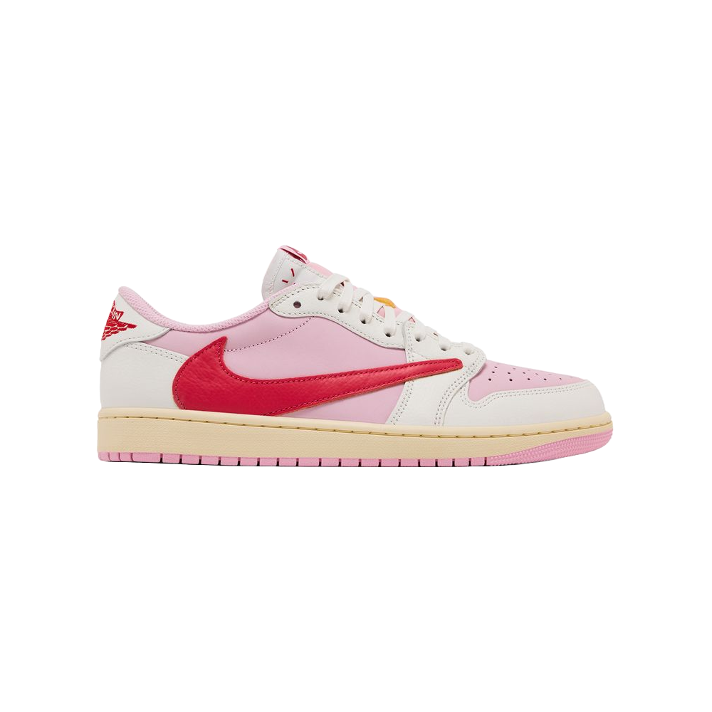 Air Jordan 1 Retro Low OG SP Travis Scott Sail Tropical Pink