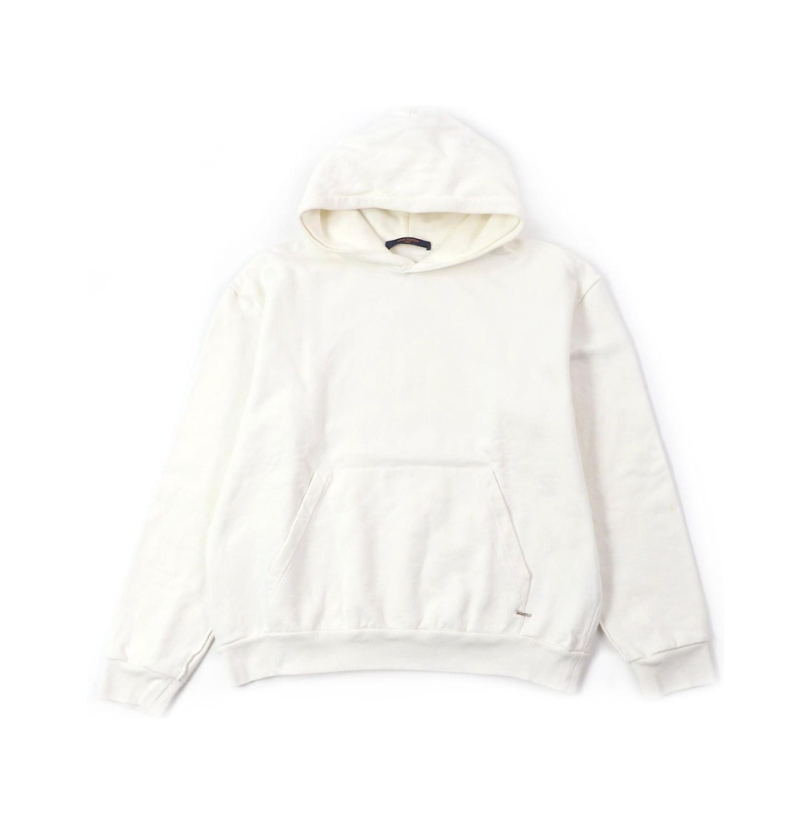 Louis Vuitton Hoodie en coton Staples Edition Louis Vuitton Blanc cassé