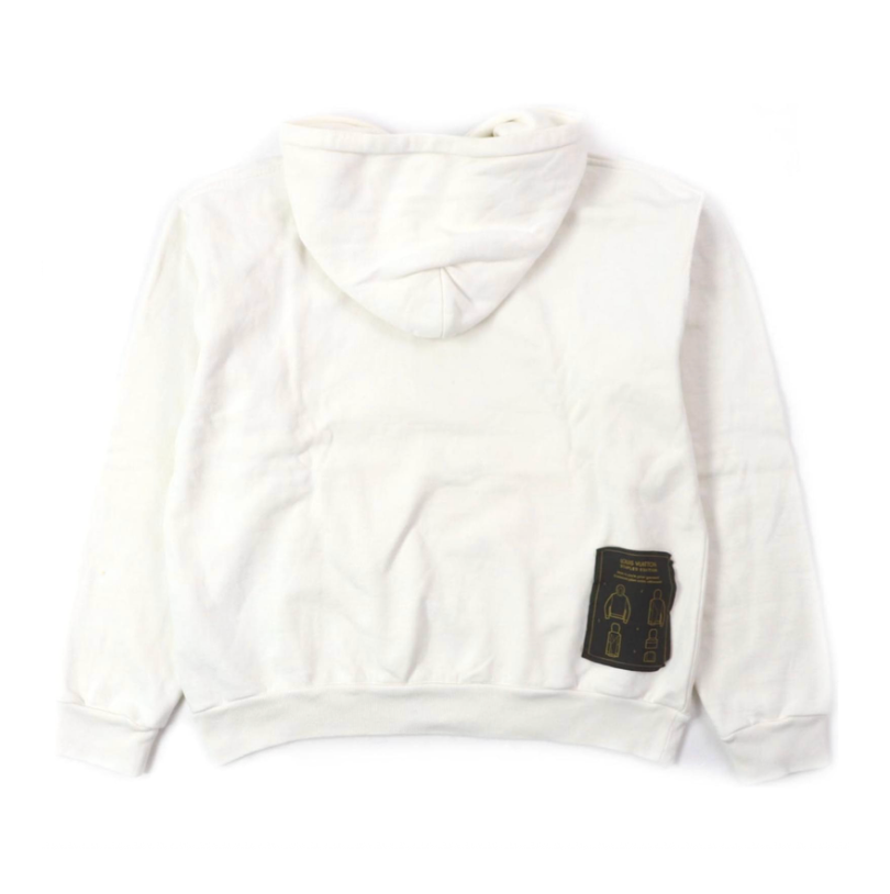 Louis Vuitton Hoodie en coton Staples Edition Louis Vuitton Blanc cassé