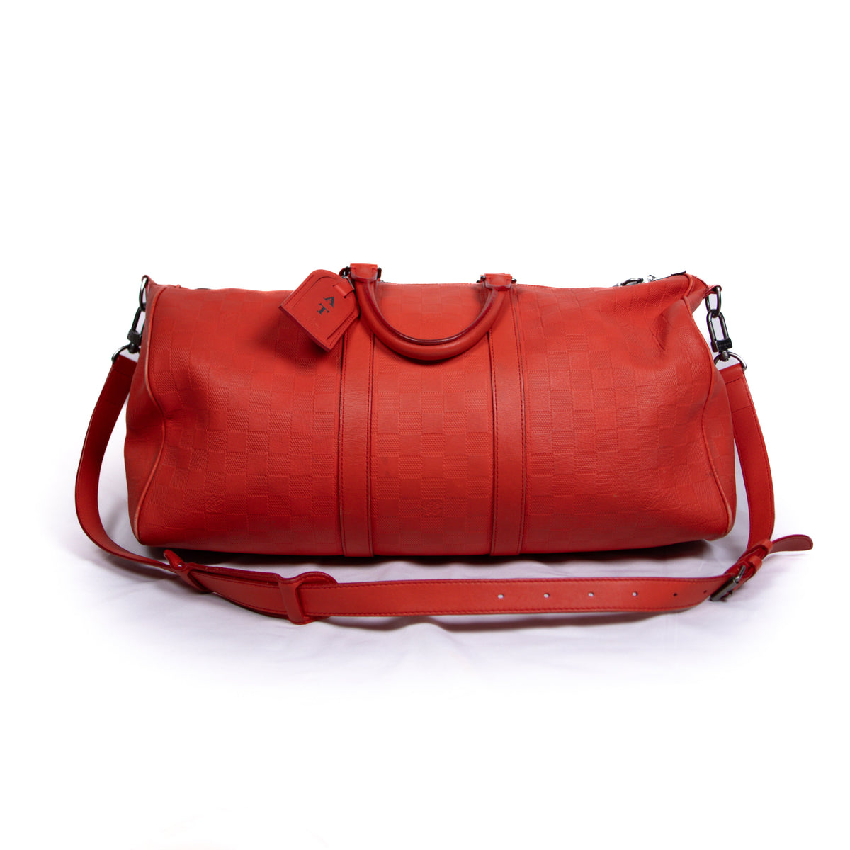 Louis Vuitton Keepall Bandoulière Monogram Rouge