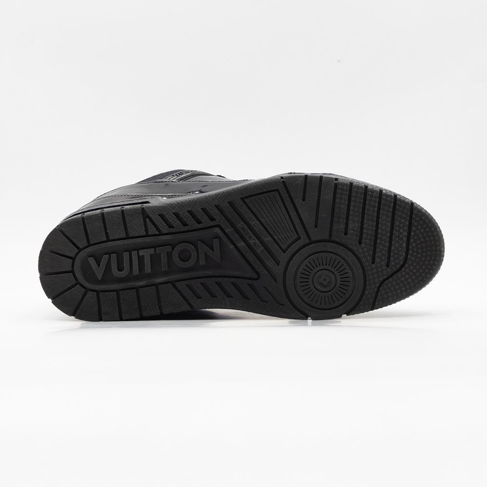 Louis Vuitton LV Trainer Patent Leather Triple Black