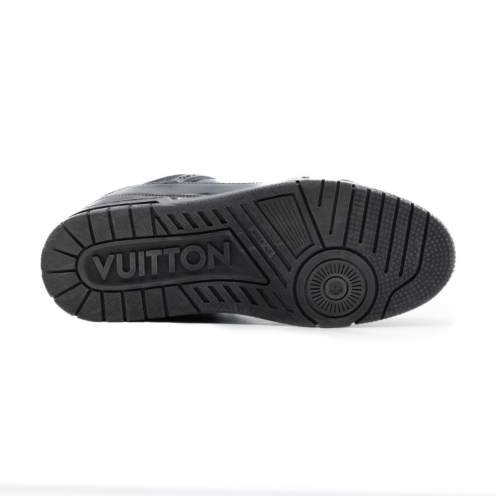 Louis Vuitton LV Trainer Patent Leather Triple Black