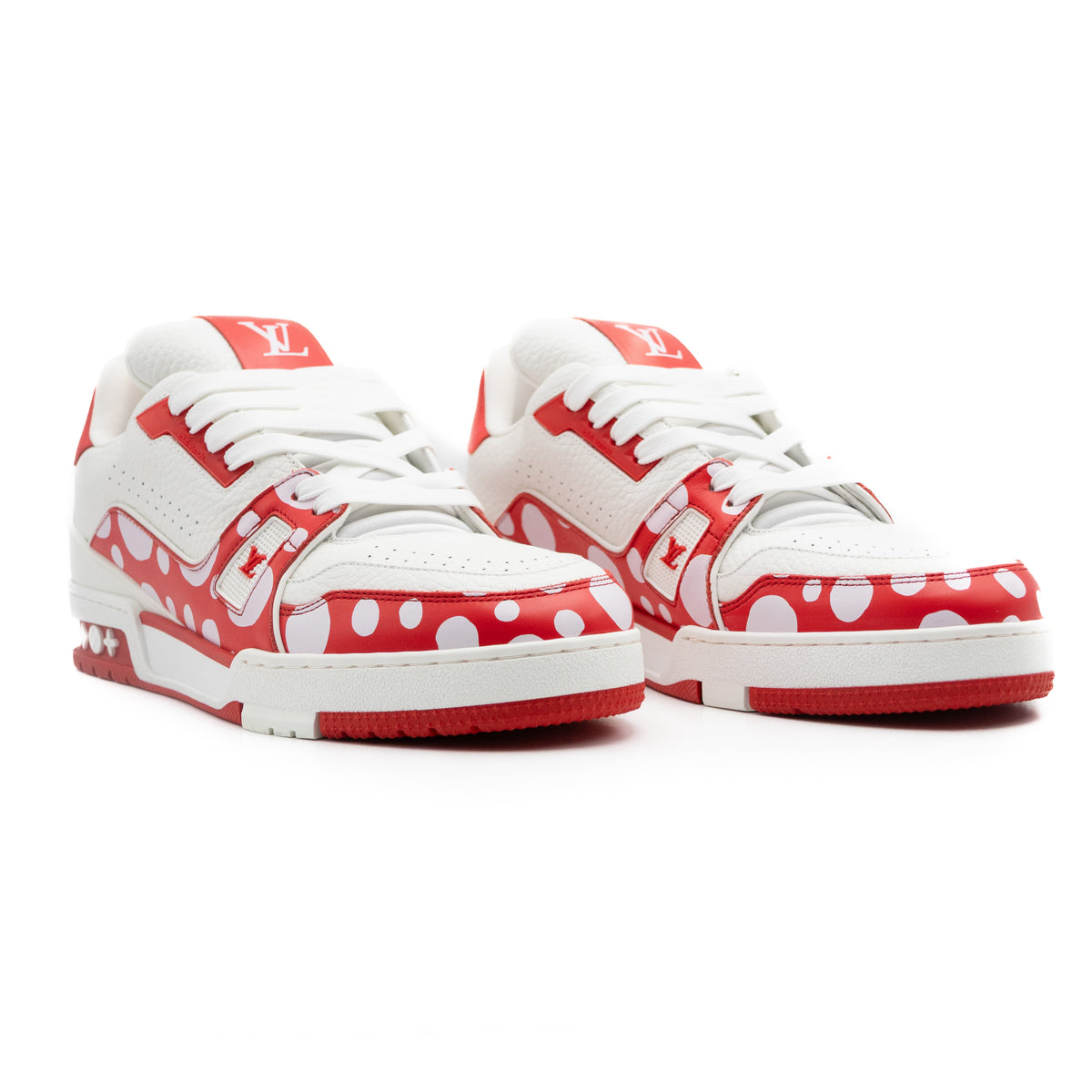 Louis Vuitton LV Trainer Yayoi Kusama Red White