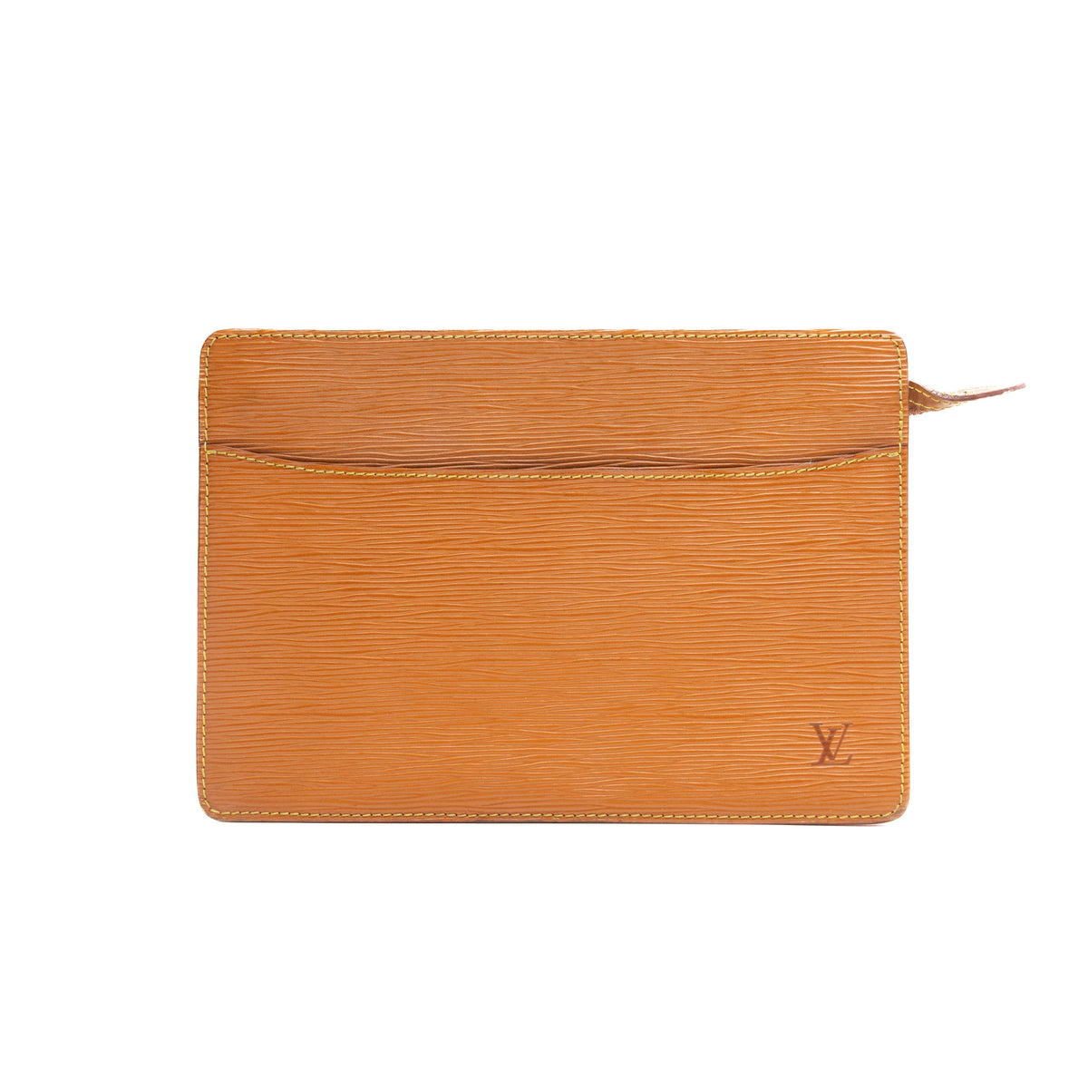 Louis Vuitton Pochette Cuir Epi Marron