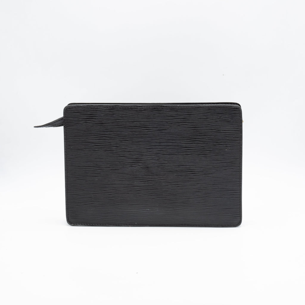 Louis Vuitton Pochette Cuir Epi Noir