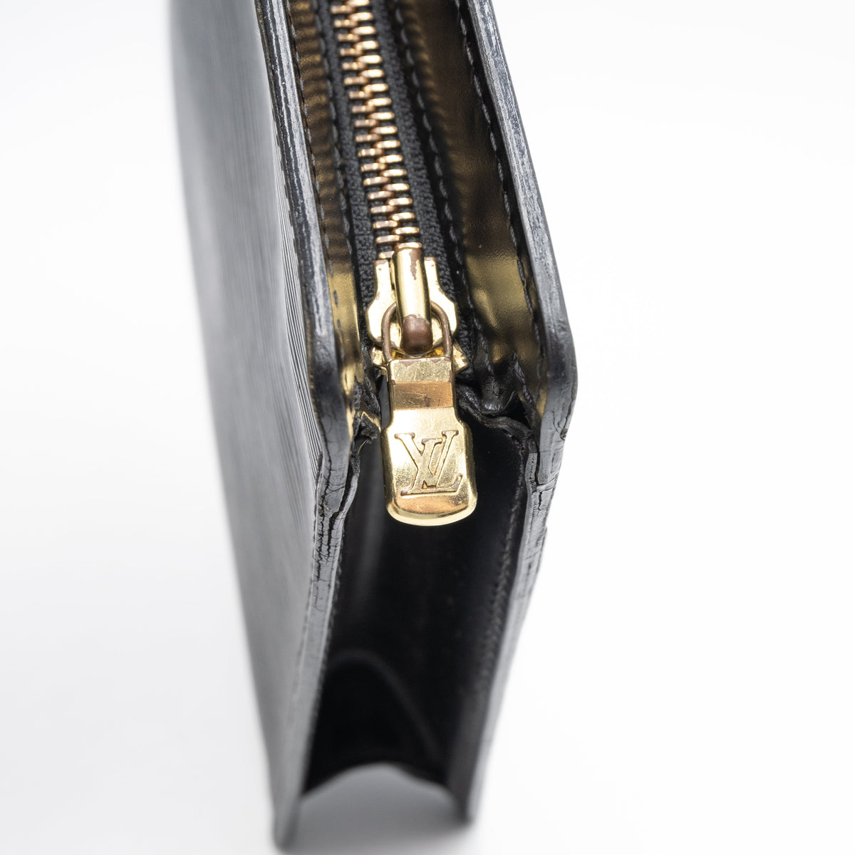 Louis Vuitton Pochette Cuir Epi Noir