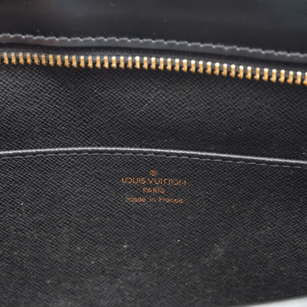 Louis Vuitton Pochette Cuir Epi Noir