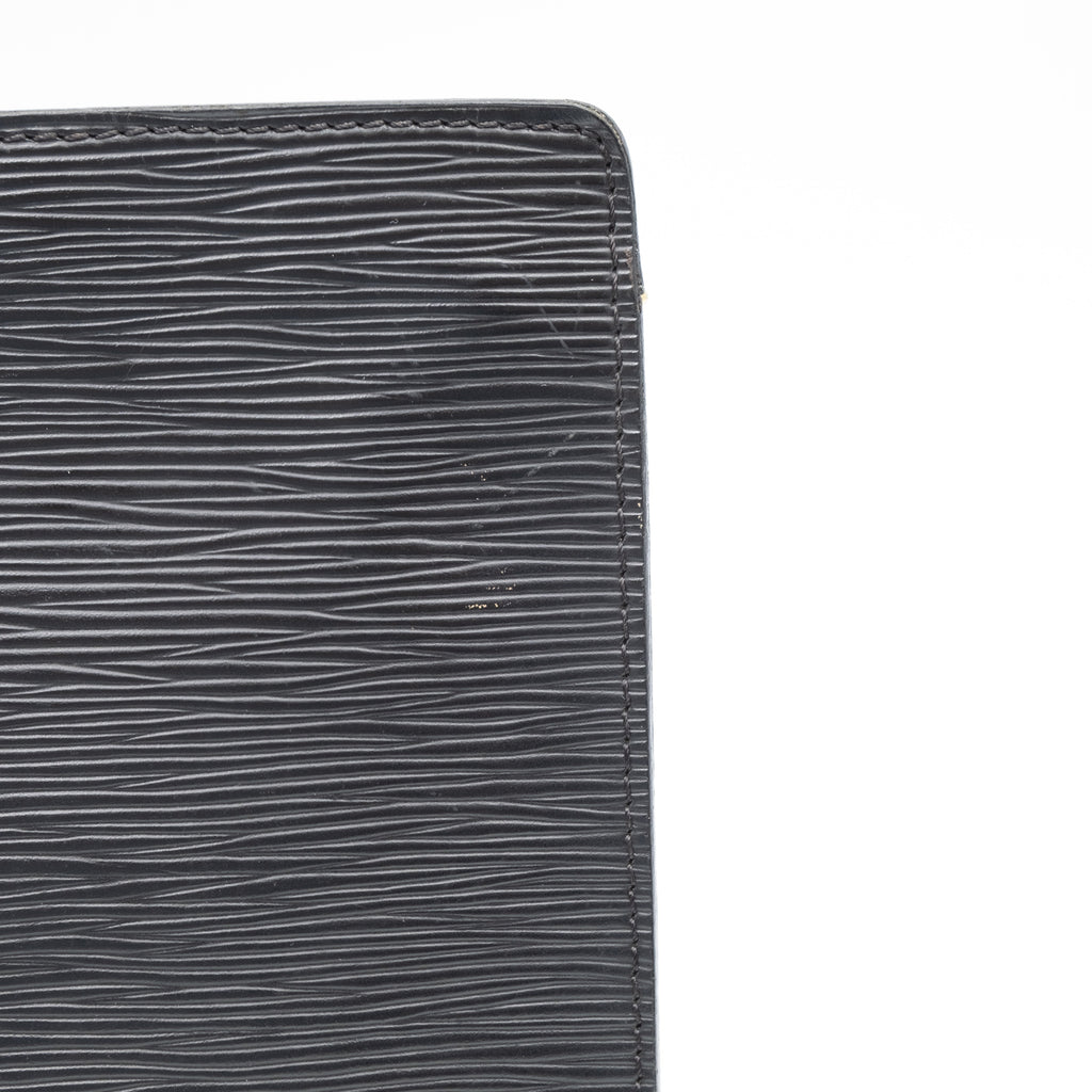 Louis Vuitton Pochette Cuir Epi Noir