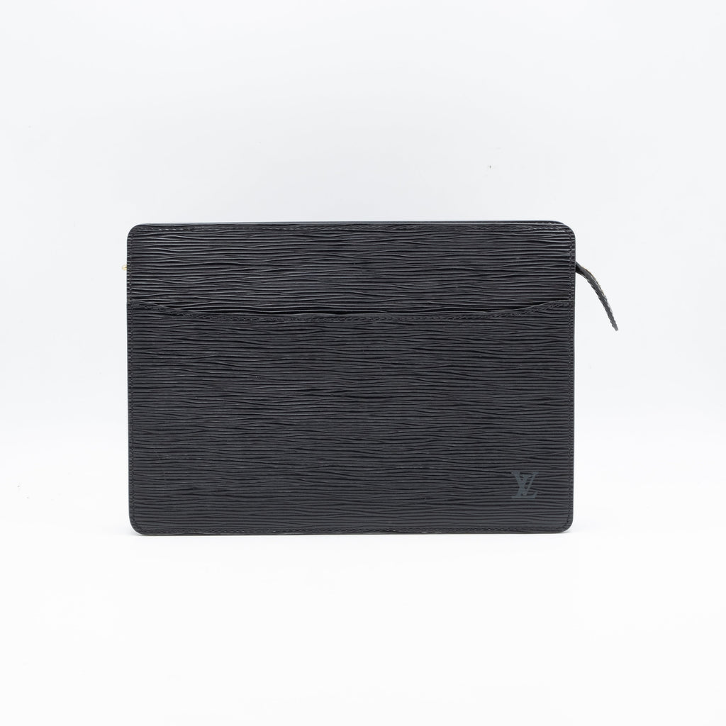 Louis Vuitton Pochette Cuir Epi Noir