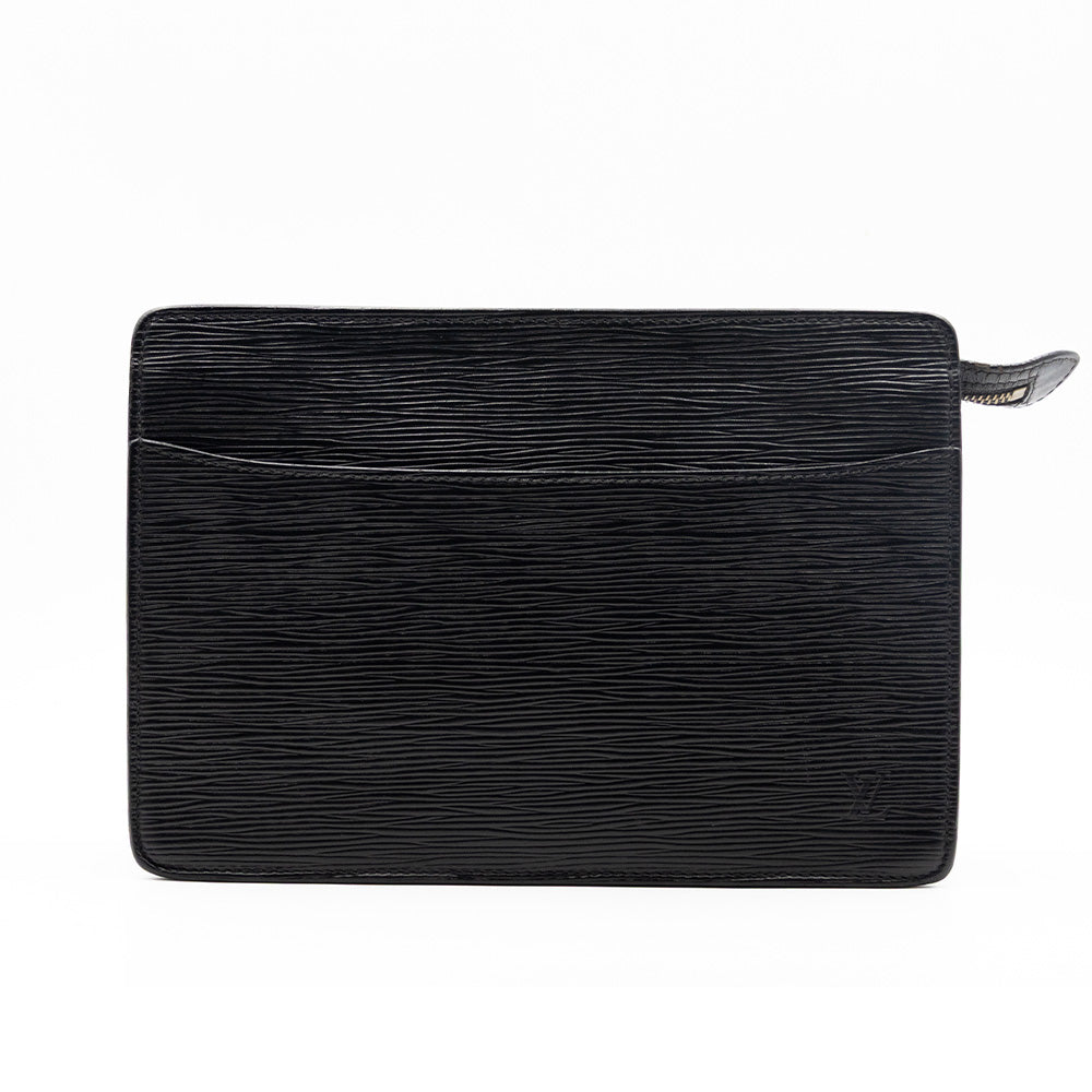 Louis Vuitton Pochette Cuir Epi Noir