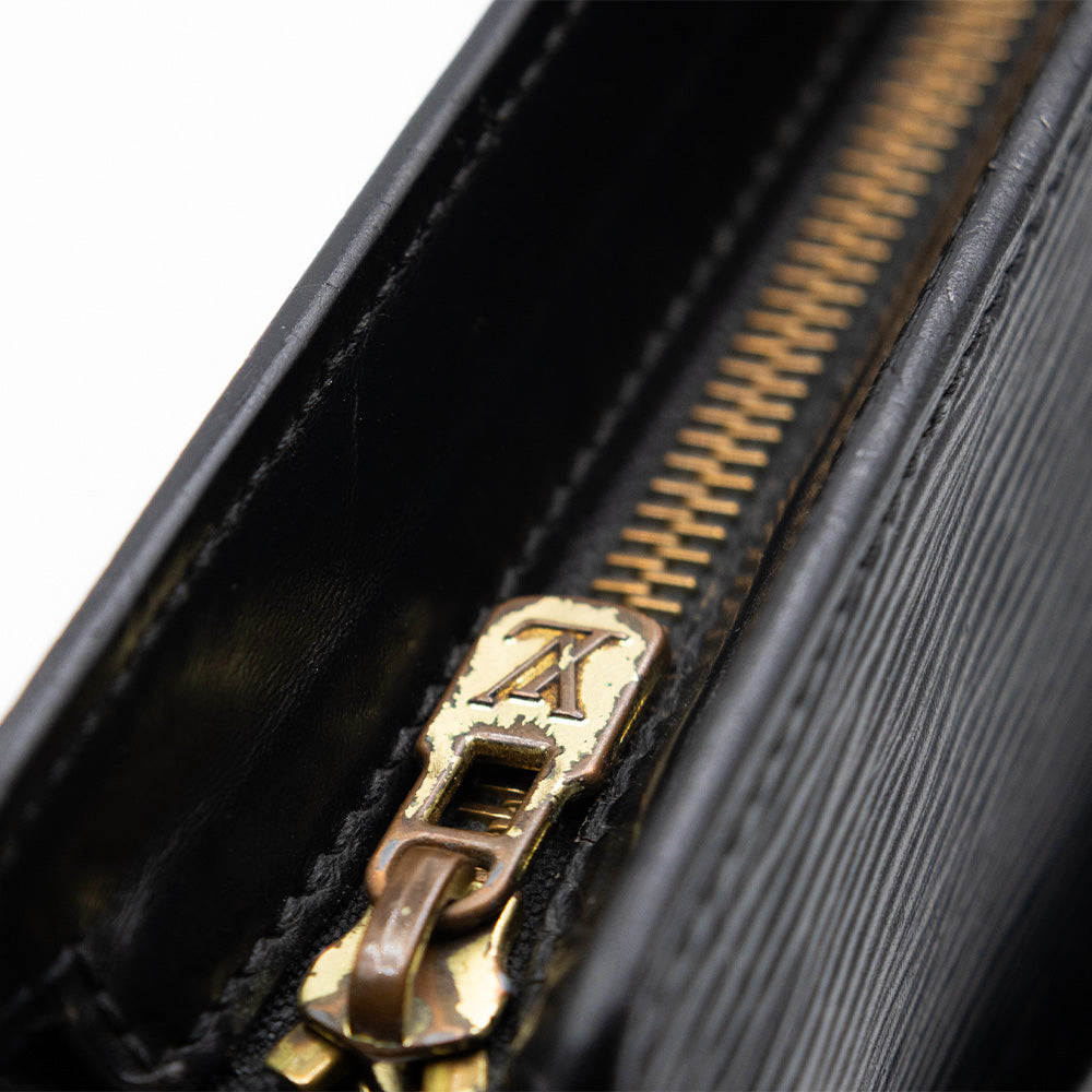 Louis Vuitton Pochette Cuir Epi Noir