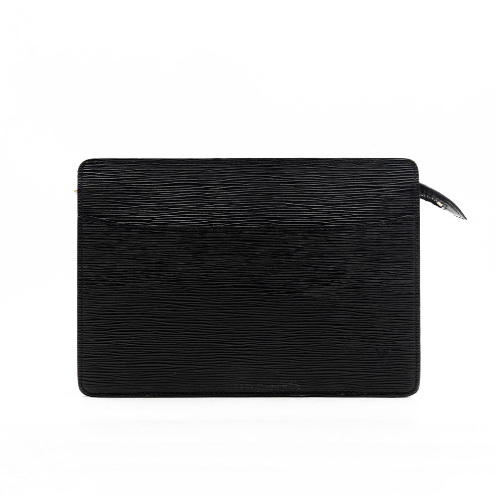 Louis Vuitton Pochette Cuir Epi Noir