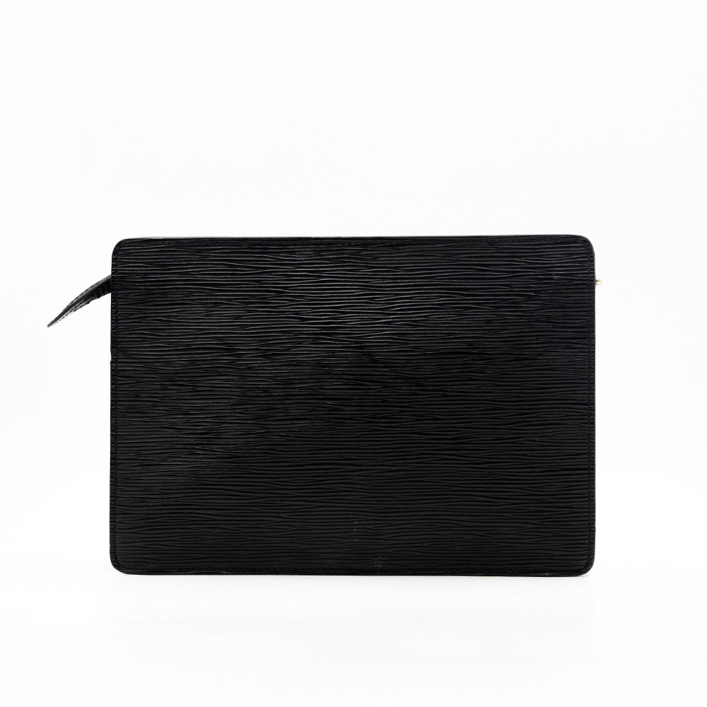 Louis Vuitton Pochette Cuir Epi Noir