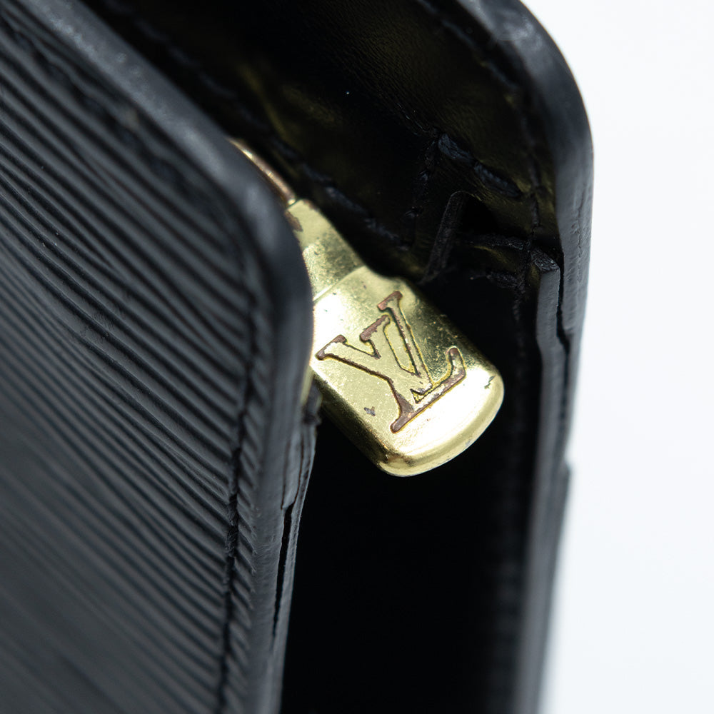 Louis Vuitton Pochette Cuir Epi Noir