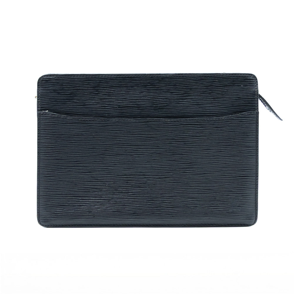 Louis Vuitton Pochette Cuir Epi Noir