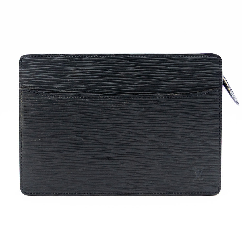 Louis Vuitton Pochette Cuir Epi Noir