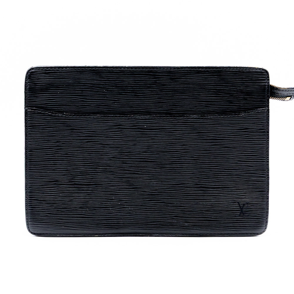 Louis Vuitton Pochette Cuir Epi Noir