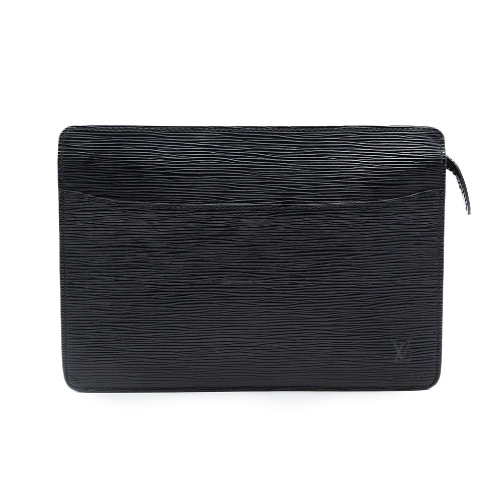 Louis Vuitton Pochette Cuir Epi Noir