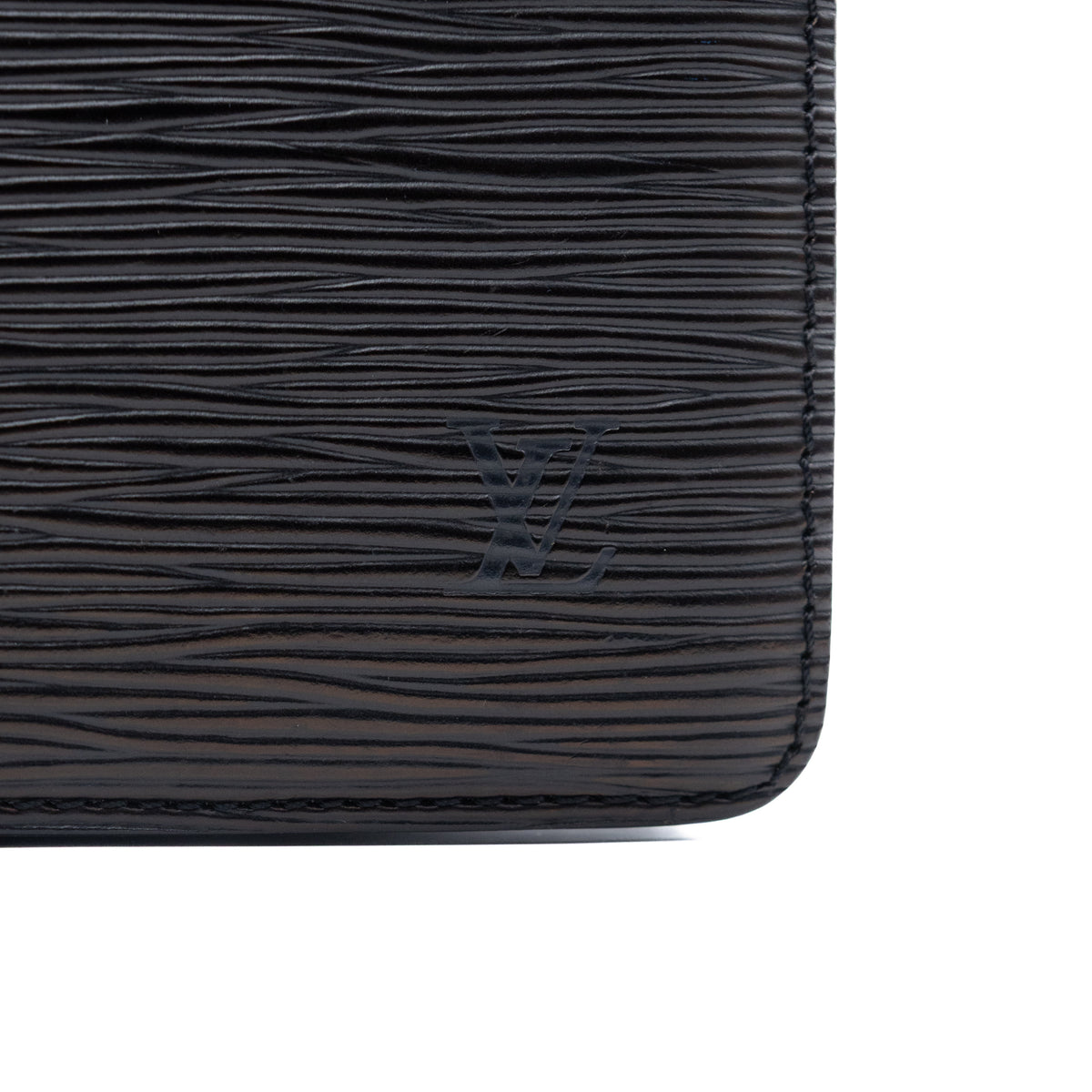 Louis Vuitton Pochette Cuir Epi Noir