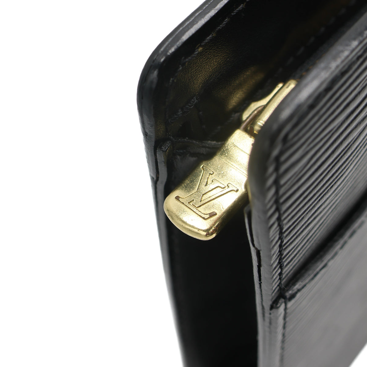 Louis Vuitton Pochette Cuir Epi Noir