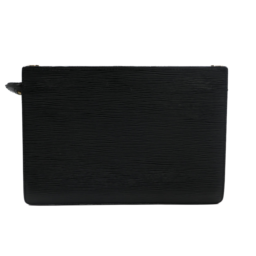 Louis Vuitton Pochette Cuir Epi Noir