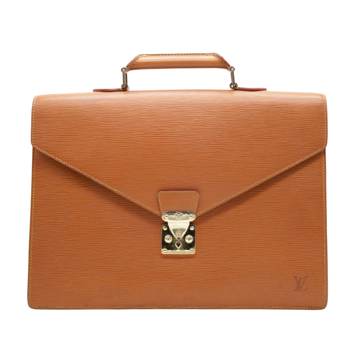 Louis Vuitton Pochette - Serviette Ambassador Epi - Brown