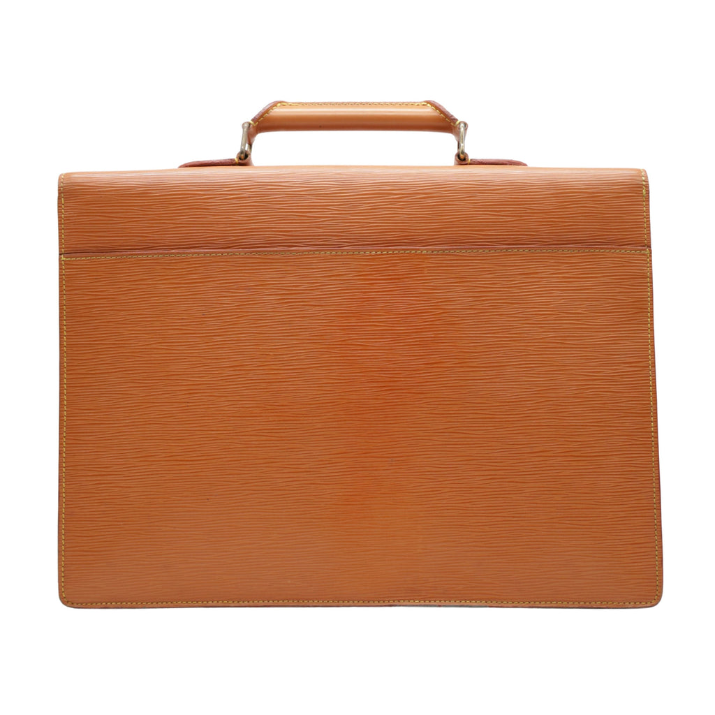 Louis Vuitton Pochette - Serviette Ambassador Epi - Brown