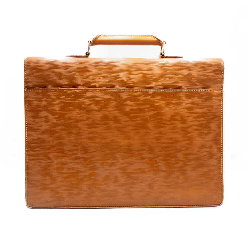 Louis Vuitton Pochette Serviette Ambassador Epi Marron