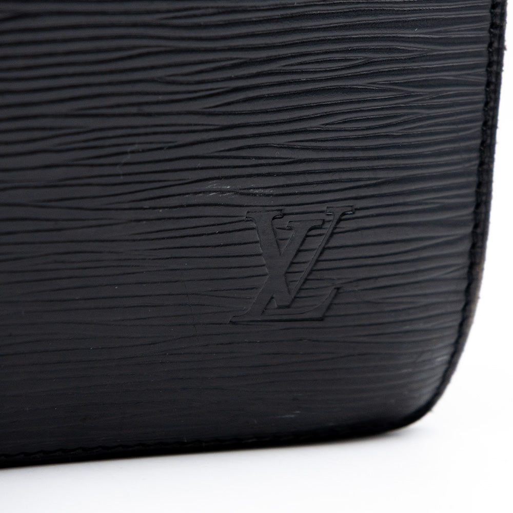 Louis Vuitton Pochette Serviette Ambassador Epi Noir