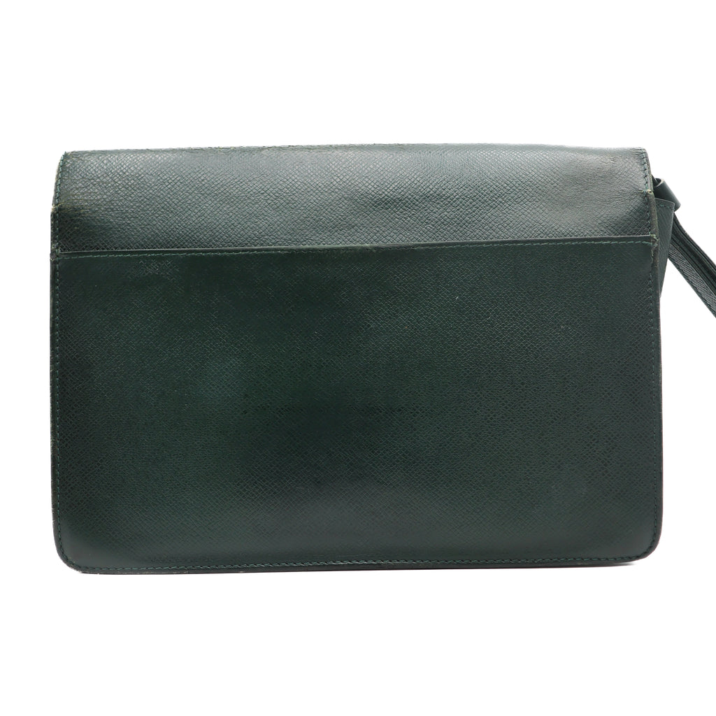 Louis Vuitton Pochette Taiga Cuir Epi Vert
