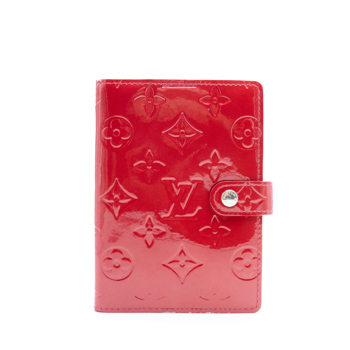 Louis Vuitton Porte Agenda Vernis Rouge