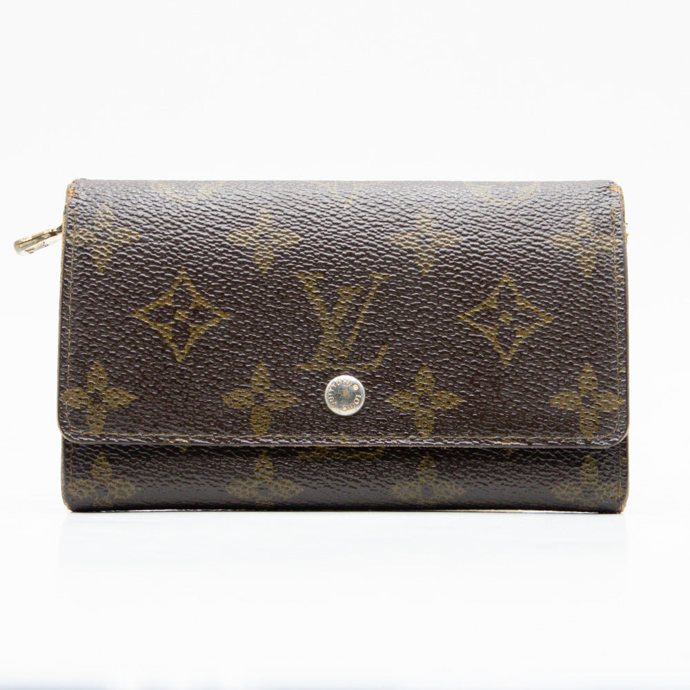 Louis Vuitton Porte Monnaie Tresor Monogram Marron