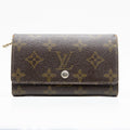 Louis Vuitton Porte Monnaie Tresor Monogram Marron