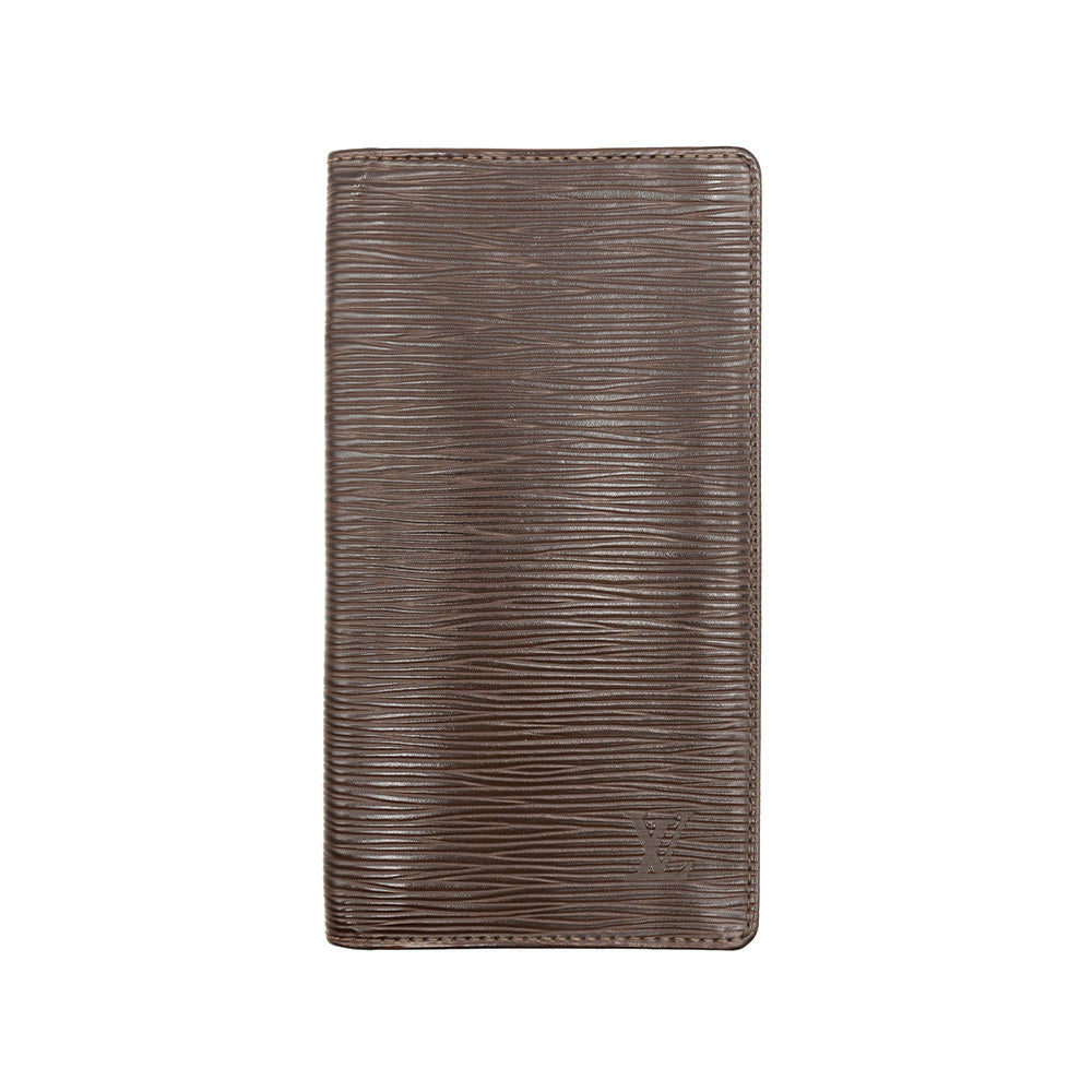 Louis Vuitton Portefeuille Brazza Epi Marron