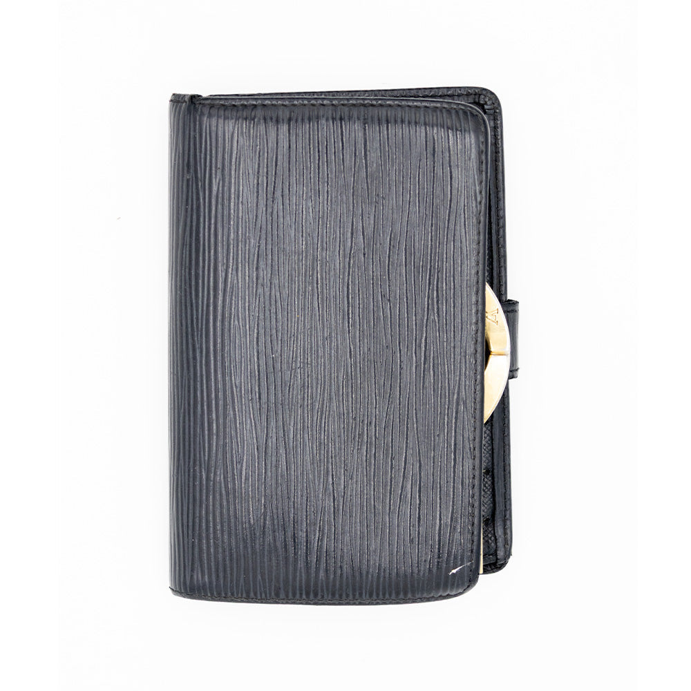 Louis Vuitton Portefeuille Cuir Epi Noir
