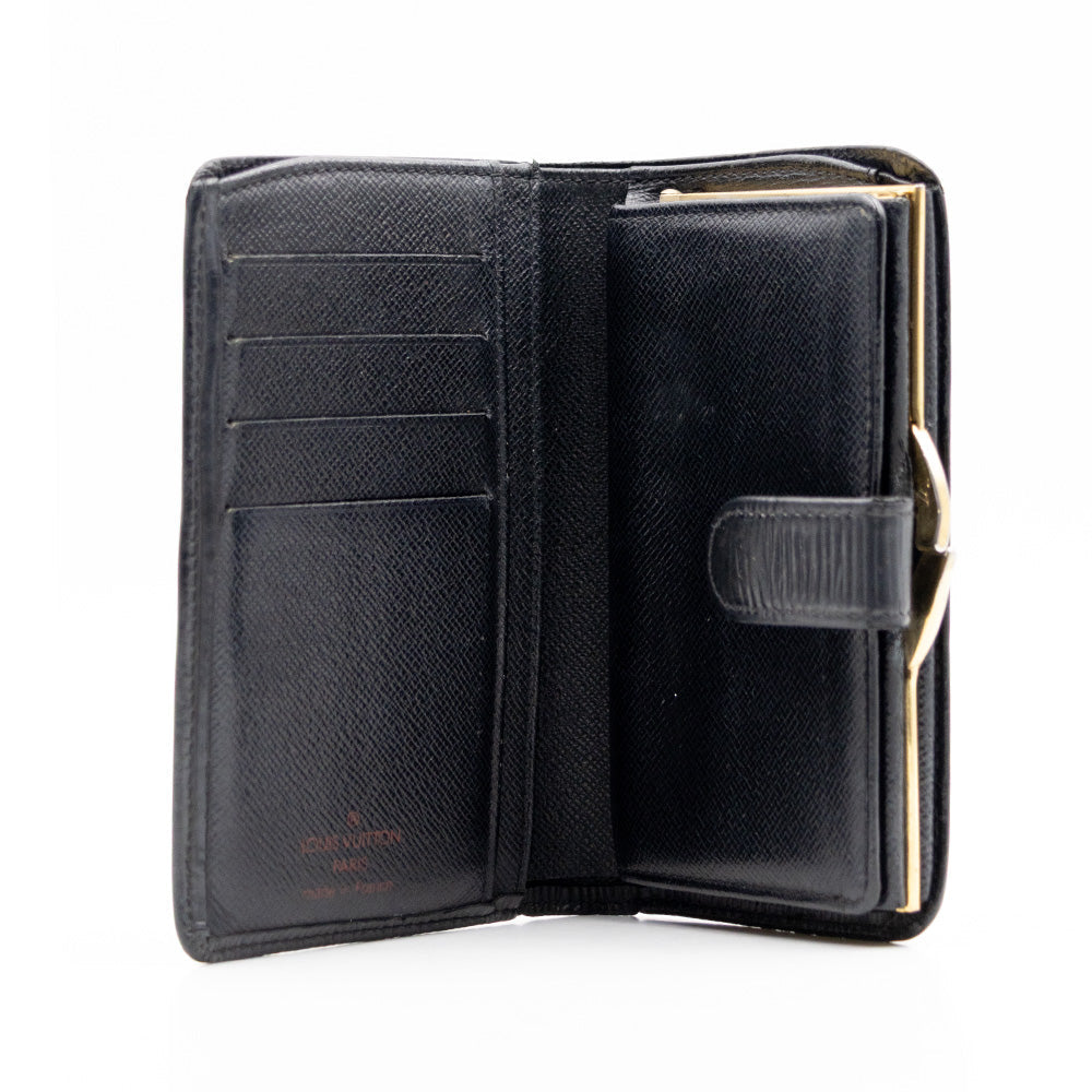 Louis Vuitton Portefeuille Cuir Epi Noir
