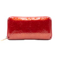 Louis Vuitton Portefeuille Long Vernis Rouge