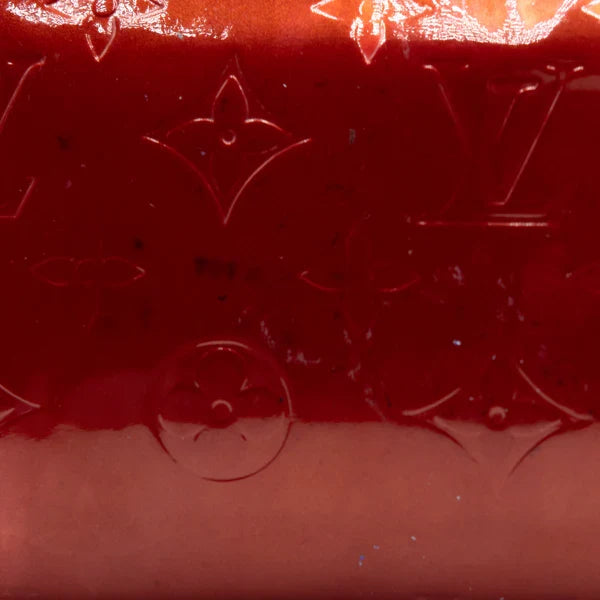 Louis Vuitton Portefeuille Long Vernis Rouge