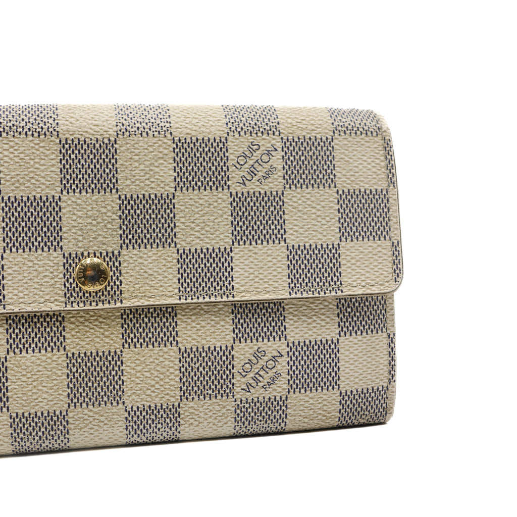 Louis Vuitton Portefeuille Sarah Damier Azur