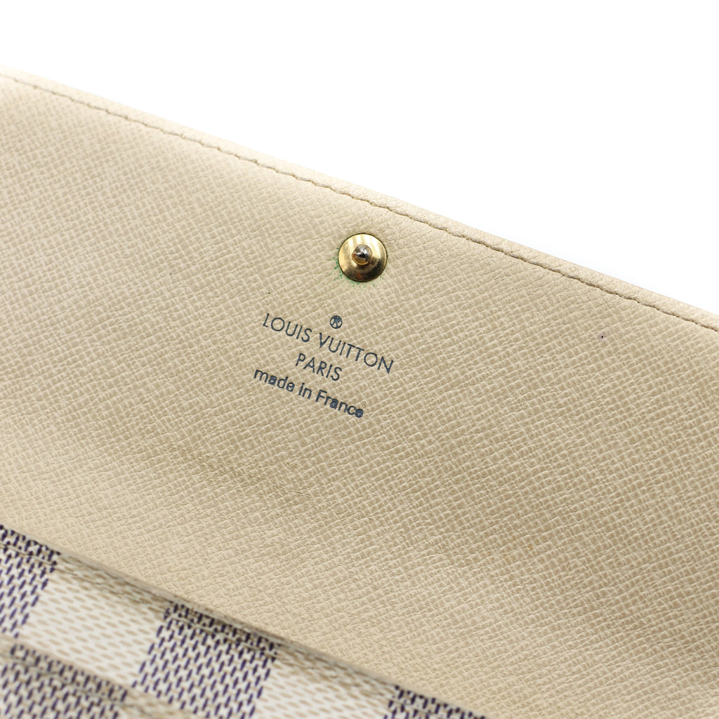 Louis Vuitton Portefeuille Sarah Damier Azur