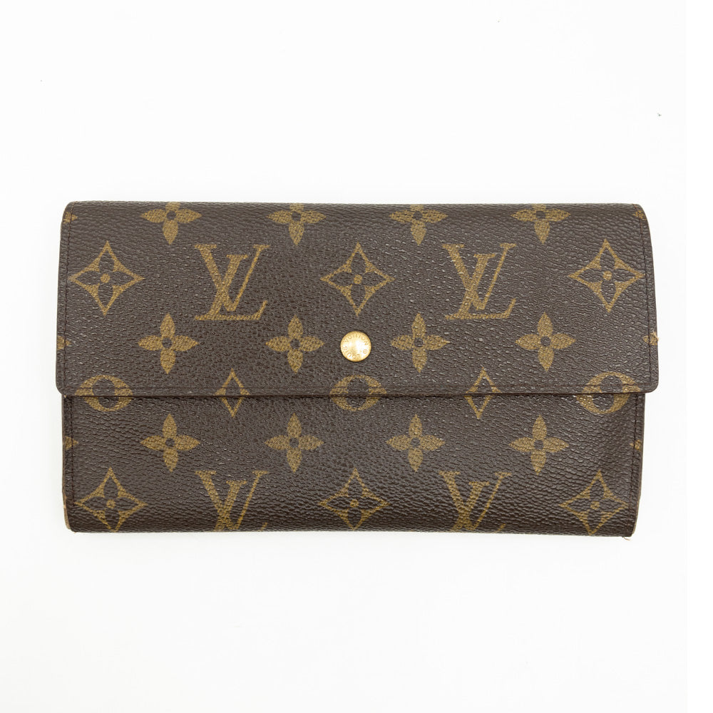 Louis Vuitton Portefeuille Sarah Monogram Marron