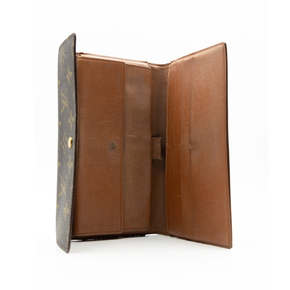 Louis Vuitton Portefeuille Sarah Monogram Marron
