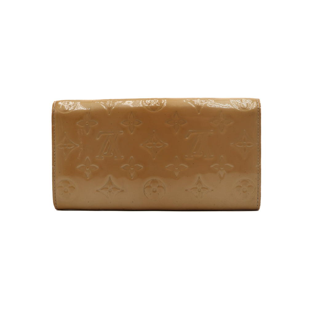 Louis Vuitton Portefeuille Sarah Vernis Beige