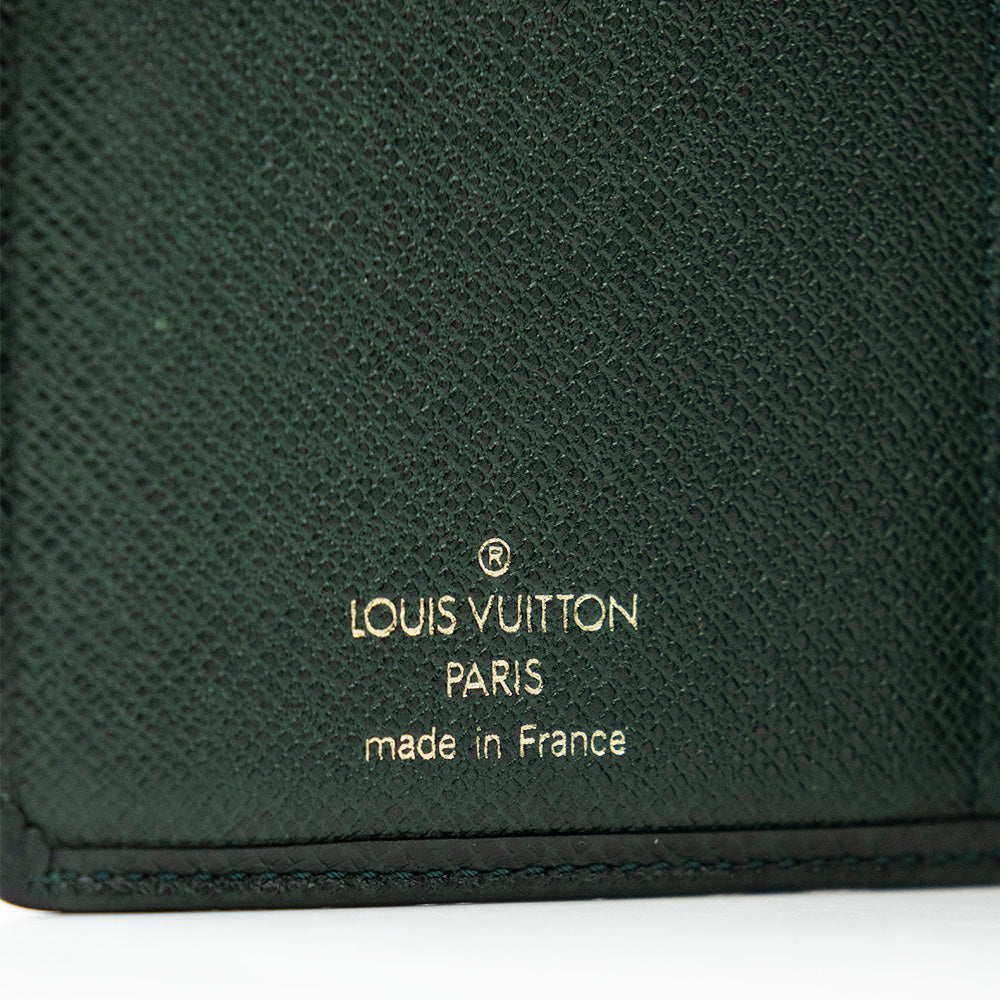 Louis Vuitton Portefeuille Taiga Epi Vert