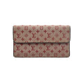 Louis Vuitton Portefeuille Trésor Monogram Lin Rose