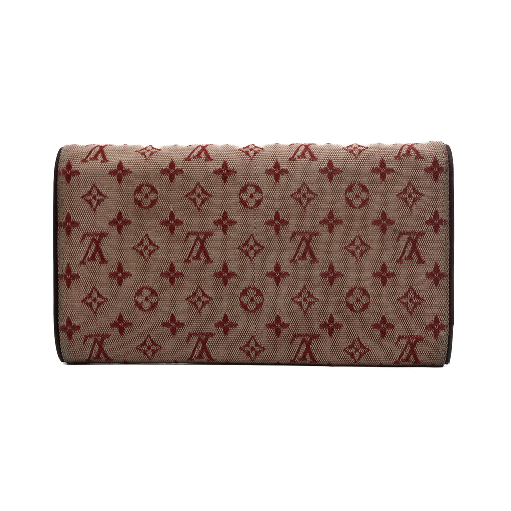 Louis Vuitton Portefeuille Trésor Monogram Lin Rose