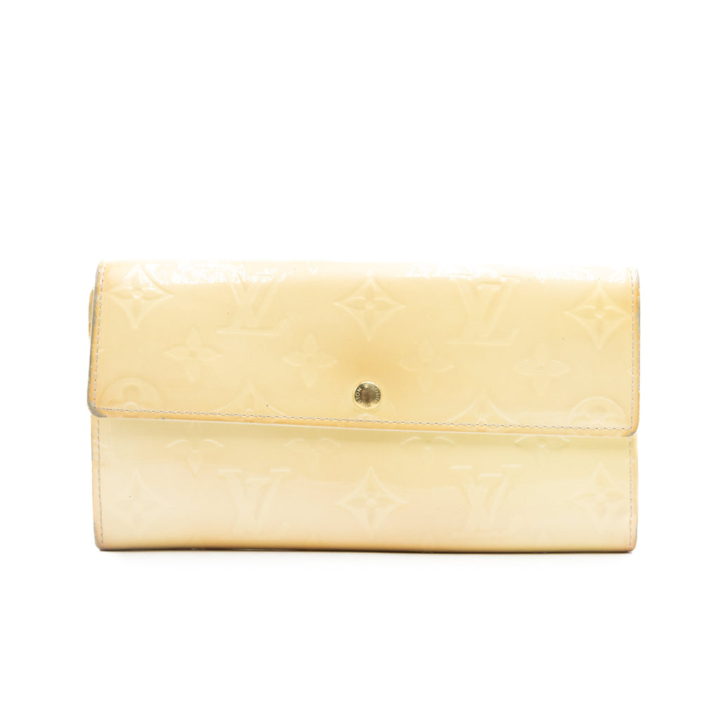 Louis Vuitton Portefeuille Vernis Beige