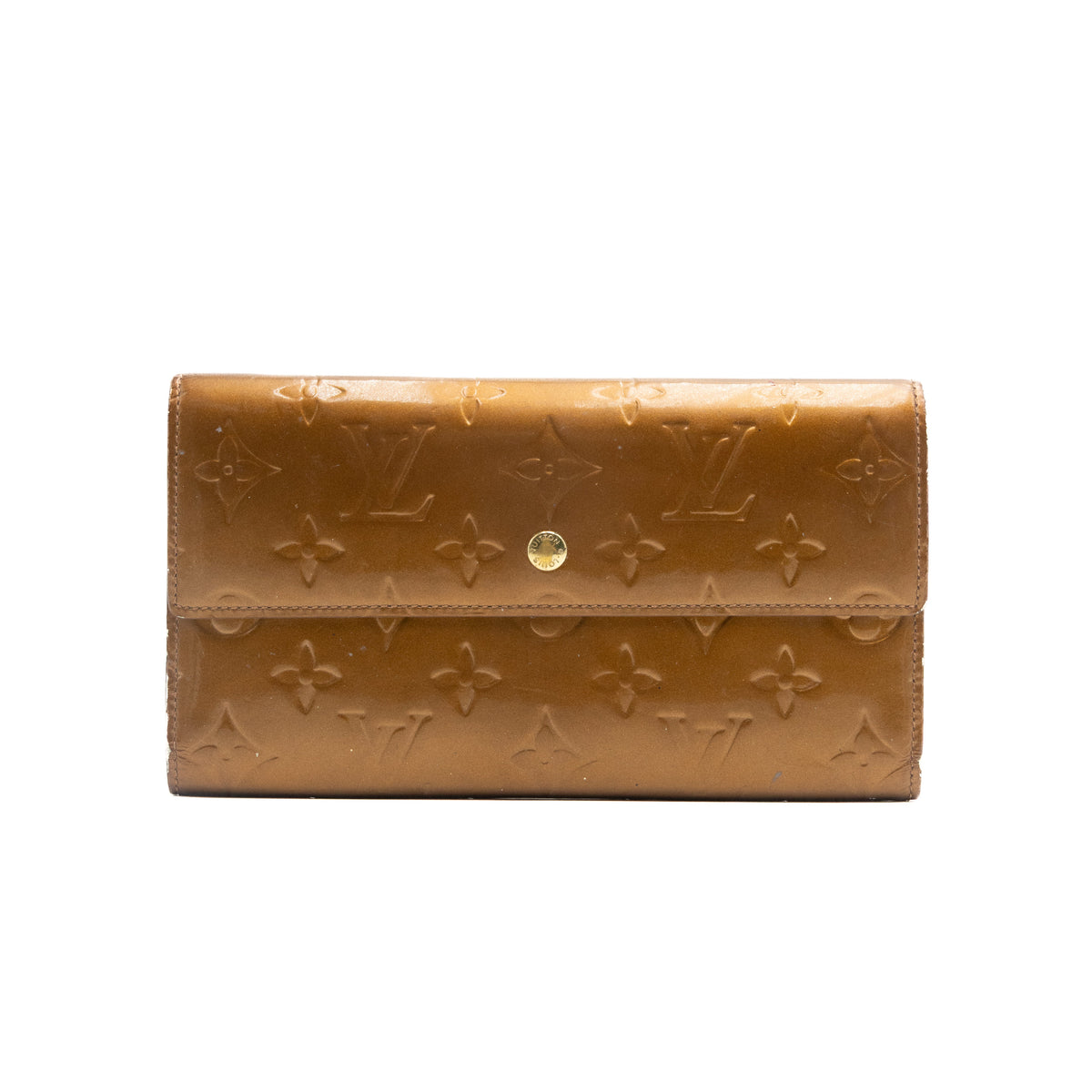 Louis Vuitton Portefeuille Vernis Marron