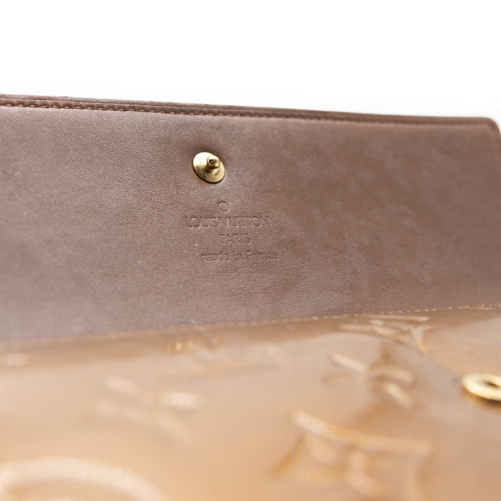 Louis Vuitton Portefeuille Vernis Marron