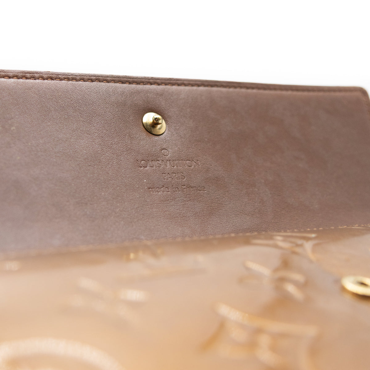Louis Vuitton Portefeuille Vernis Marron